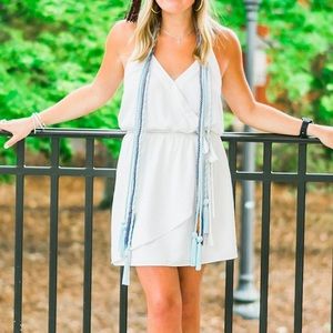 DO+BE white/cream color dress with tie